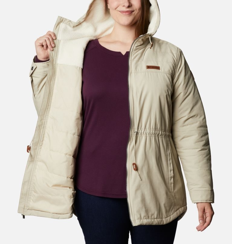 Columbia Chatfield Hill Jakke Dame Khaki | Plus Size 96480F